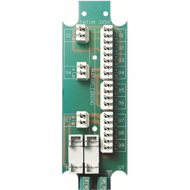 Alarmtech 3052.01 Bussplint 2 x 1-3 par, avsäkrad strömmatning