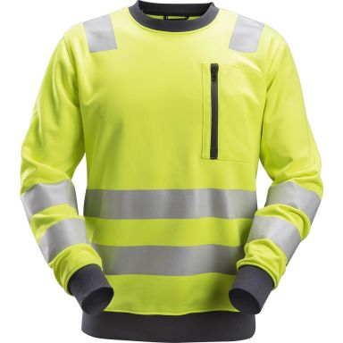 Snickers Workwear 8037 AllroundWork Fleecetröja varsel, gul