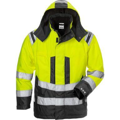 Fristads 4037 GTT Vinterjakke varselgul/svart