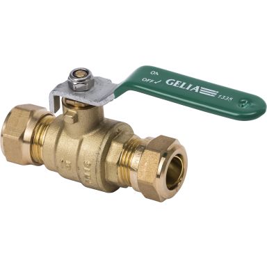 Gelia 3007015062 Palloventtiili puristusliitin vivulla