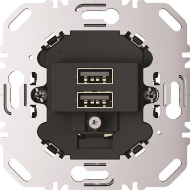 Berker 260205 Ladeuttak 2 x USB A, 3 A