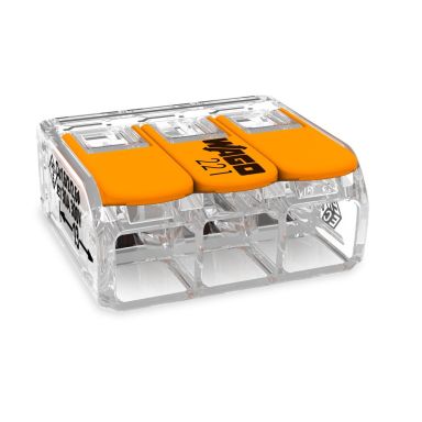 Wago 221-613 Puristusliitin kaikille johtimille
