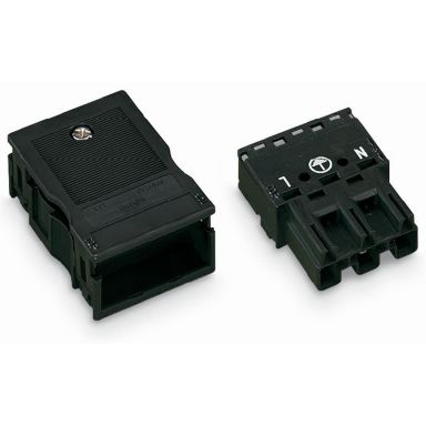 Wago 770-113 Handon svart, dragavlastning