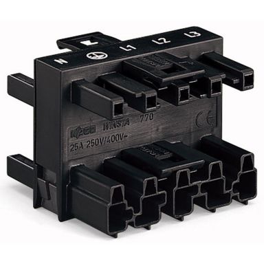 Wago 770-609 Haaroitin musta,1 x uros / 3 x naaras