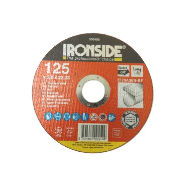 Ironside 200450 Kapskiva 125 mm, F41, EI20, Inox