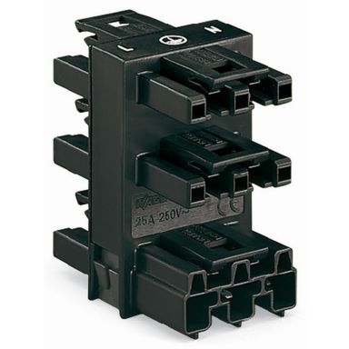 Wago 770-608 Fördelningsblock svart