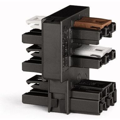 Wago 770-637 Distributionsblock svart, 3-pol