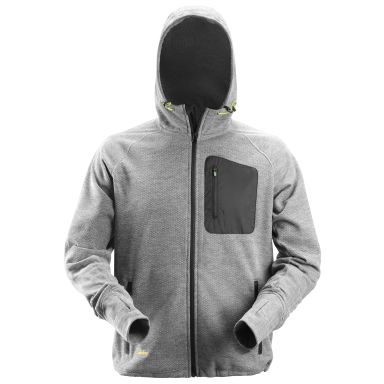 Snickers Workwear 8041 FlexiWork Luvtröja fleece, grå