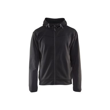Blåkläder 336325269998XXXL Huppari vetoketjullinen, musta/tummanharmaa