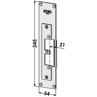 STEP ST9511V Tolppa Sapa-profiilijärjestelmille