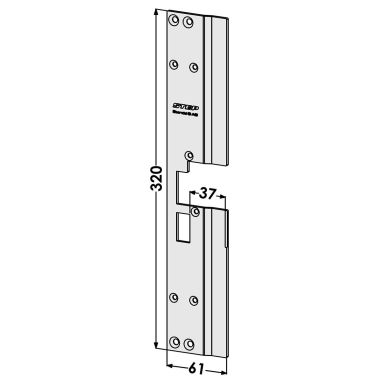 STEP ST198-A Post til Wicona Wicstyle 77