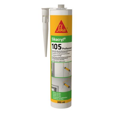 Sika Cryl-105 Akustisk fugemasse hvid