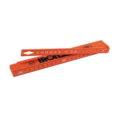 Ironside 100005 Måttstock 2 m, plast