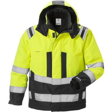 Fristads 4035 GTT Vinterjakke varselgul/svart