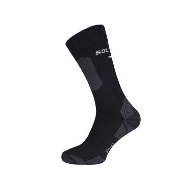 Solid Gear Performance Winter Sukat musta/harmaa, merinovillaa, 2 kpl:n pakkaus
