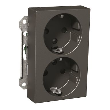 Schneider Electric Exxact Vegguttaksinnsats 2-veis, 16 A, hurtigkobling