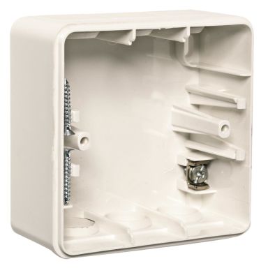 Elko EKO01277 Monteringsramme 1-roms, 85 x 85 x 36, 32 mm, hvit