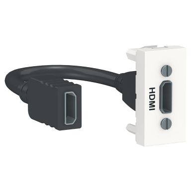 Schneider Electric Unica system+ HDMI-uttag för infällt montage