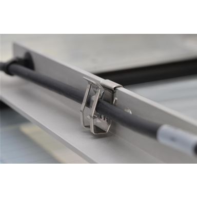 Hellermann Tyton 151-00982 Reunakiinnike 24 x 13 mm, 100 kpl
