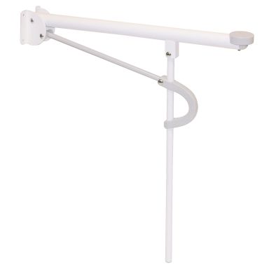 Etac Optima L Toalettarmstöd 735 mm, vitlackerad