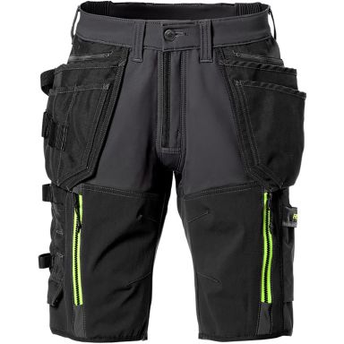 Fristads 2567 STP Arbetsshorts svart, gul