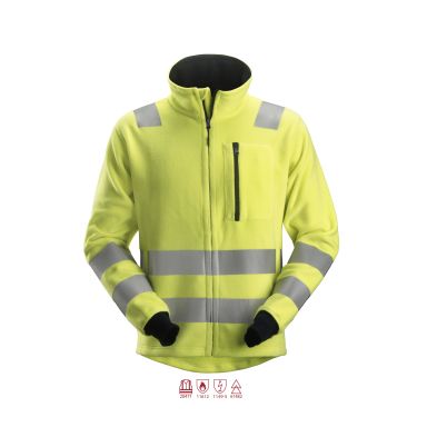 Snickers Workwear 2860 ProtecWork Fleecejacka varsel, gul