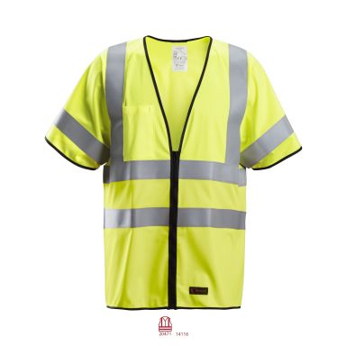 Snickers Workwear 4361 ProtecWork Liivi huomiotakki, keltainen