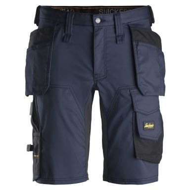 Snickers Workwear 6141 AllroundWork Työshortsit laivastonsininen/musta