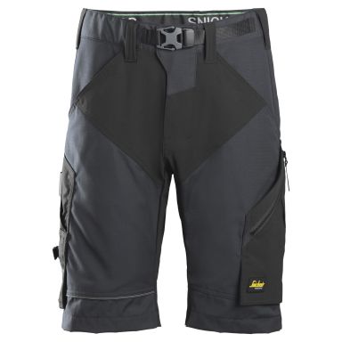 Snickers Workwear 6914 FlexiWork Työshortsit harmaa/musta
