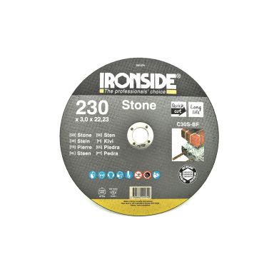 Ironside 201474 Katkaisulaikka kiveä, 230x3,0x22 mm