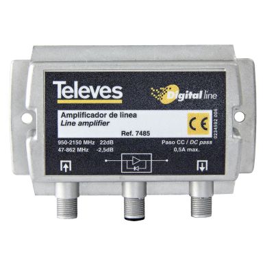 Televes 7485 Linjeforsterker lavbrus