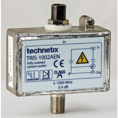 Televes 407730 Avskiller F-kontakter, 5–1000 MHz