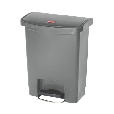 Rubbermaid Slim Jim Avfallsbeholder med pedal, grå