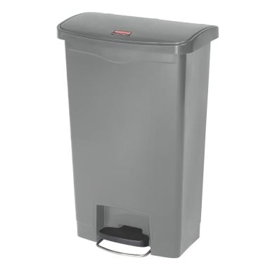Rubbermaid Slim Jim Roska-astia polkimella, harmaa