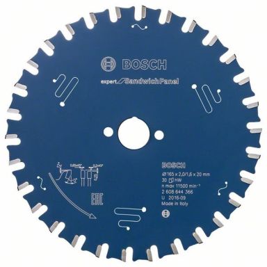 Bosch Expert for Sandwitch Rundsavsklinge 165x2.0x20 mm 30T