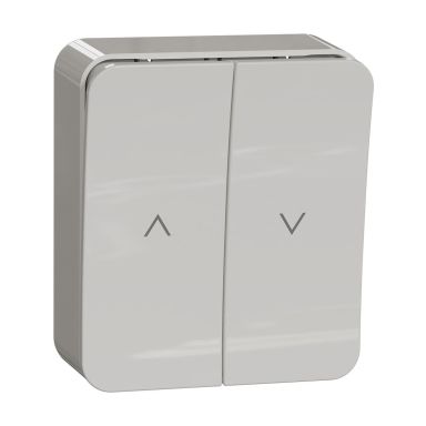 Schneider Electric WDE015554 Sjalusibryter utenpåliggende, hvit