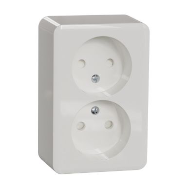 Schneider Electric Exxact Stikkontakt 2-veis, ujordet