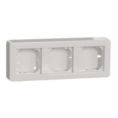Schneider Electric Exxact Sokkelboks 3-roms, med integrert ramme