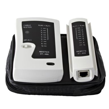 Macab Goobay Nätverkstestare för CAT5/6 RJ11, RJ12, RJ45, ISDN