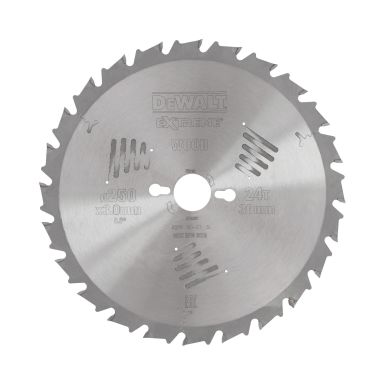 Dewalt DT4301-QZ Sågklinga 250 x 30 mm, 24T