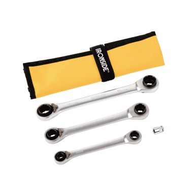 Ironside 117311 Skralderingnøglesæt 4 dele, 8-19 mm