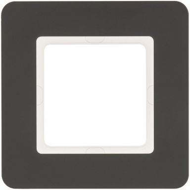 Hager 10116186 Täckram 1-fack, Q.7, plast