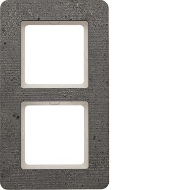 Hager 10126020 Täckram för dosa Berker Q.7, betong