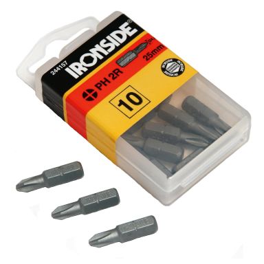 Ironside 201725 Bits PH2R, 1/4&quot, 25 mm