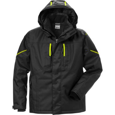 Fristads 4058 GTC Talvitakki musta/huomiokeltainen
