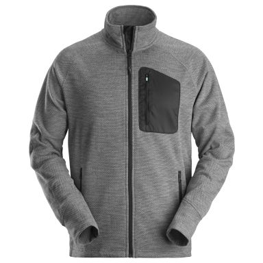 Snickers Workwear 8042 FlexiWork Fleecejacka grå/svart