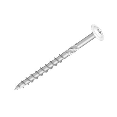 Ejot 9608021 Monteringsskrue 6,0 x 60 TX30 HVIT RAL 9002 50-pakning