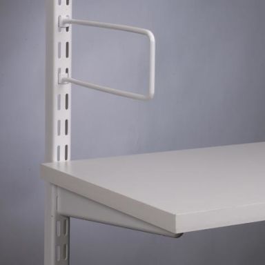 Elfa 465016 Bokstøtte for veggskinne, 2-pakning
