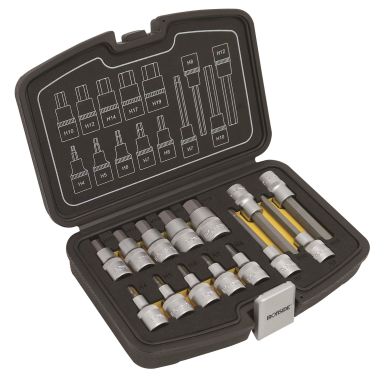 Ironside 102369 Unbrakohylsesæt 1/2", 14 dele