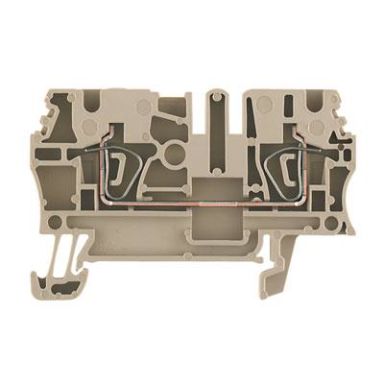 Weidmüller ZDU 2.5 Läpivientiriviliitin beige, 0,5-4 mm², 24 A